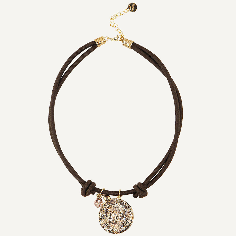 Collar corto moneda Auriga