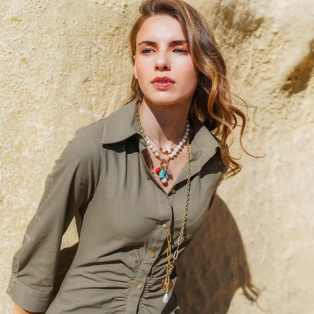 Collares de perlas modernos ISSOA Colors