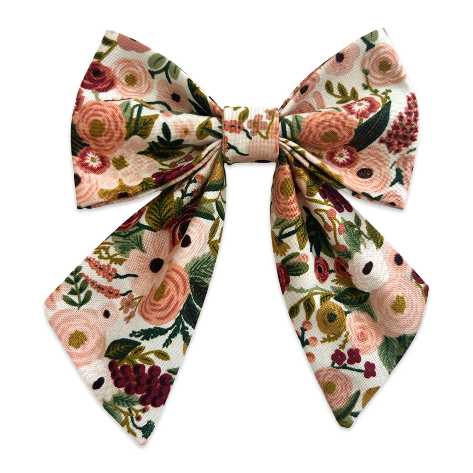 Handmade Dog Sailer Bow Tie - Autumn Garden Party
