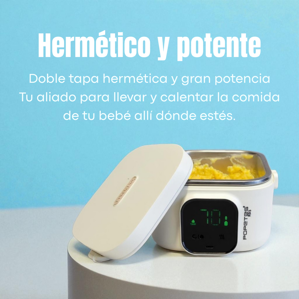 Calentador portátil de alimentos LUNCH BOX | Popetes Kids