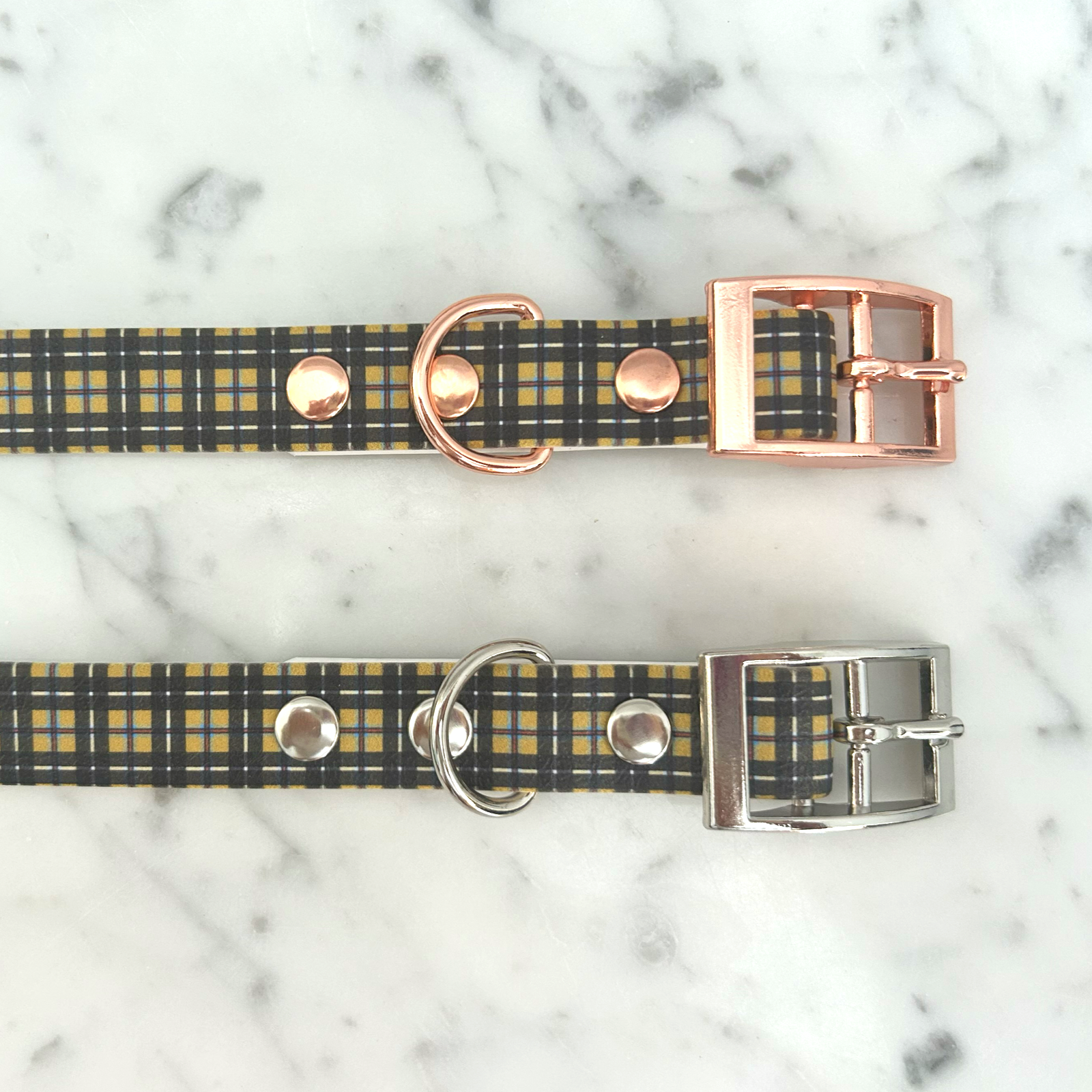 Cornish Tartan Handmade Dog Collar