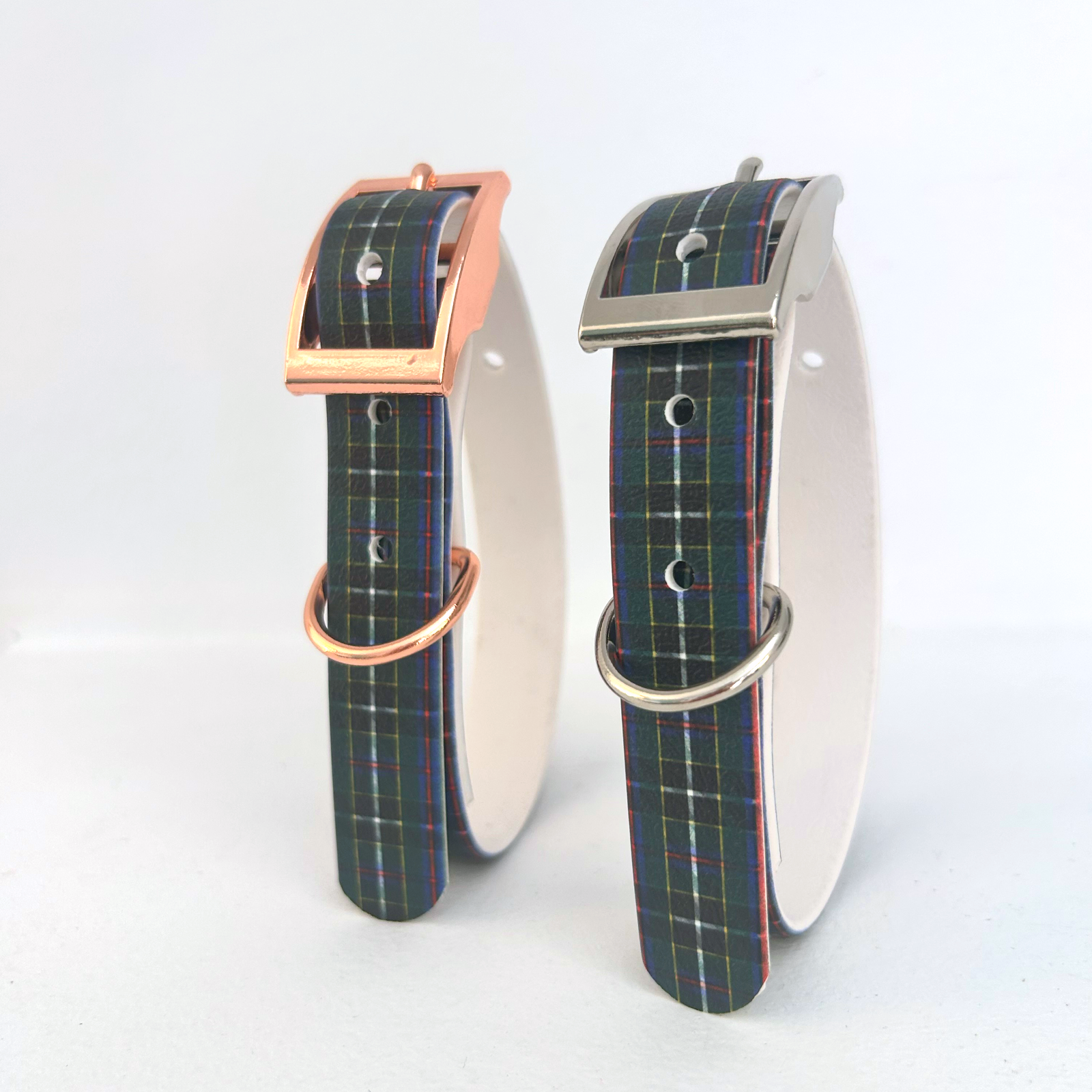 Cornish Hunting Tartan Handmade Dog Collar
