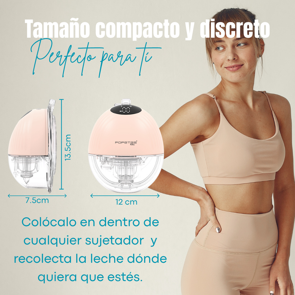 Extractor Sacaleches portátil con batería DISCREET| Popetes Kids