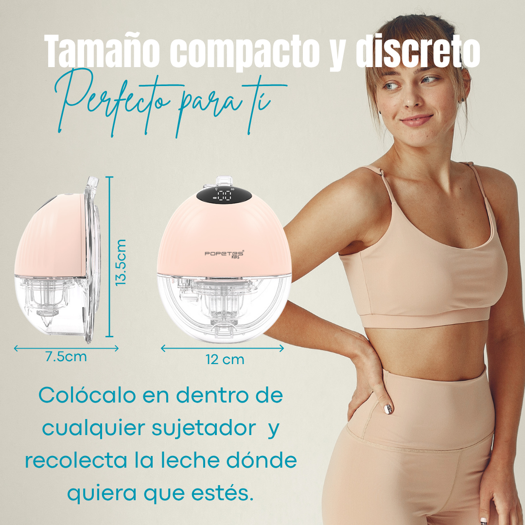 Extractor Sacaleches portátil con batería DISCREET| Popetes Kids