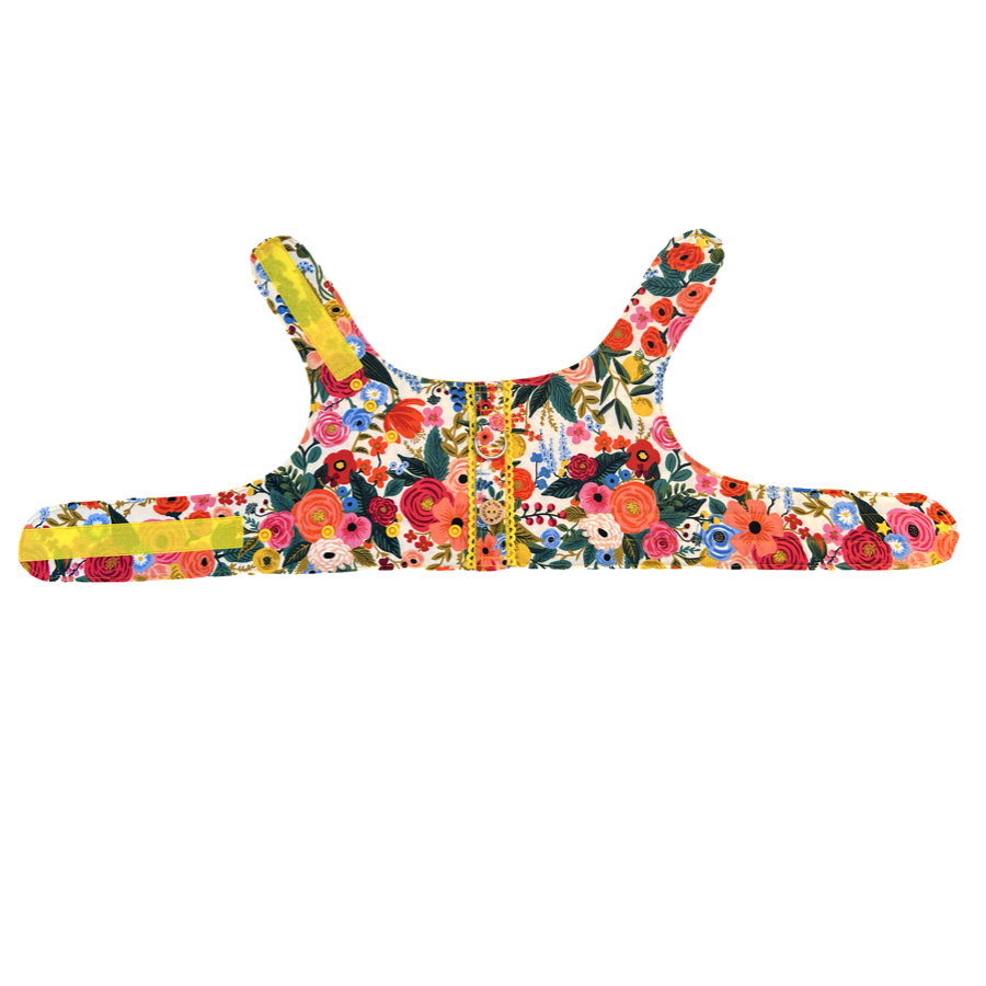 Test Samples - Handmade Vest Dog Harness - Garden Party