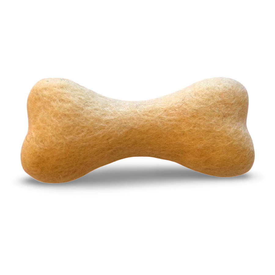 Felt Dog Bone Toy - 10cm