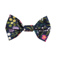 Dog Bow Tie Spring Forest Navy