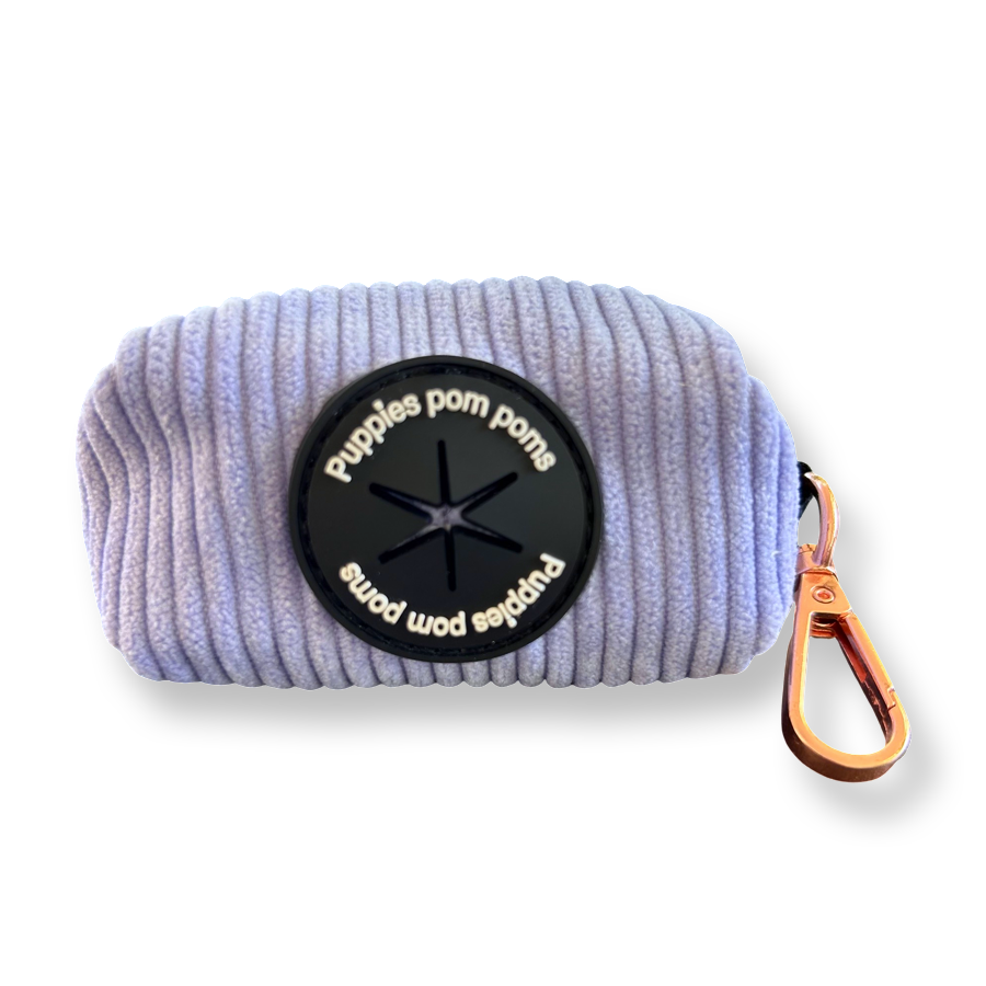 Bag Holder  -  Lavender Blue Corduroy Luxe