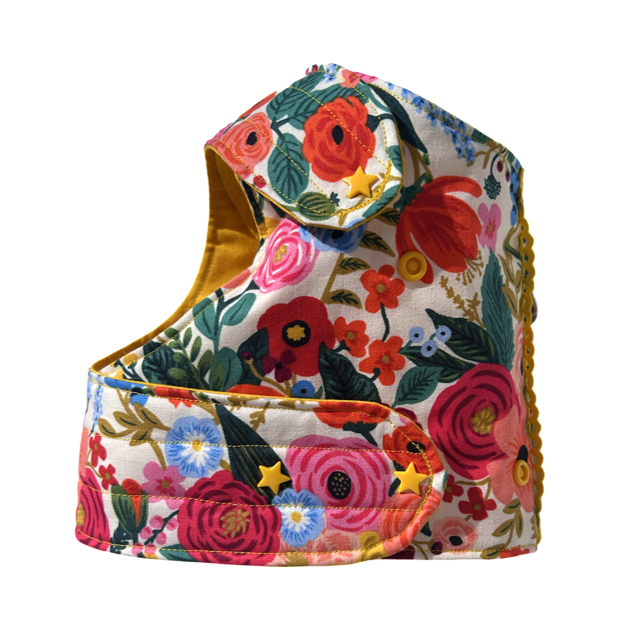 Test Samples - Handmade Vest Dog Harness - Garden Party
