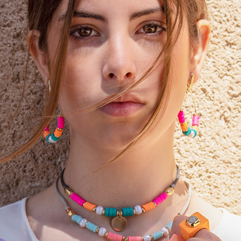 Pendientes NANUK flúor
