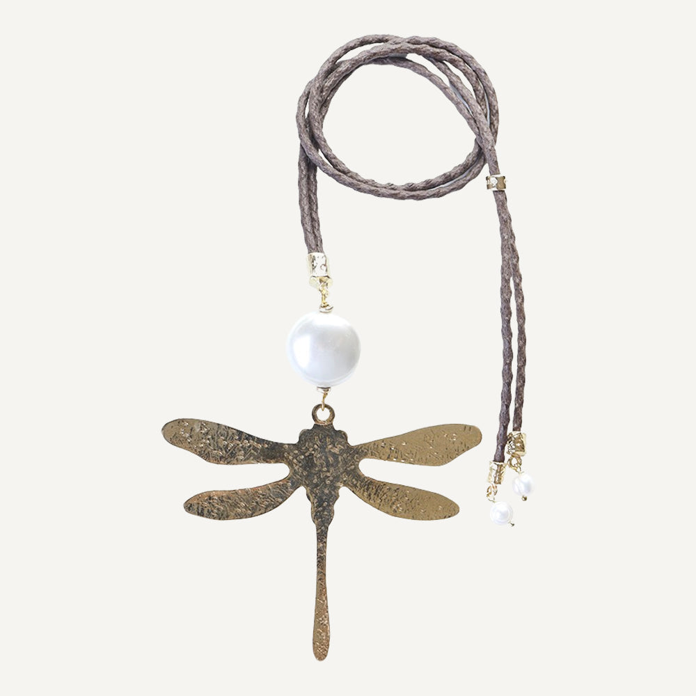 Collar Libélula Perla
