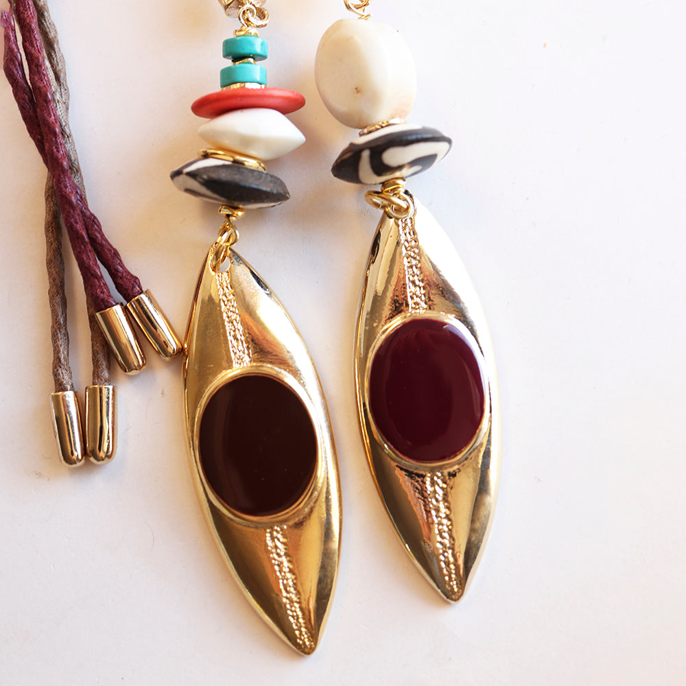 Collar largo ajustable para mujer MONSUL CANOE