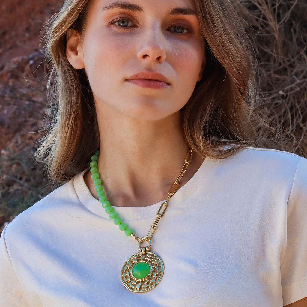 Collares de piedra de cristal MURE