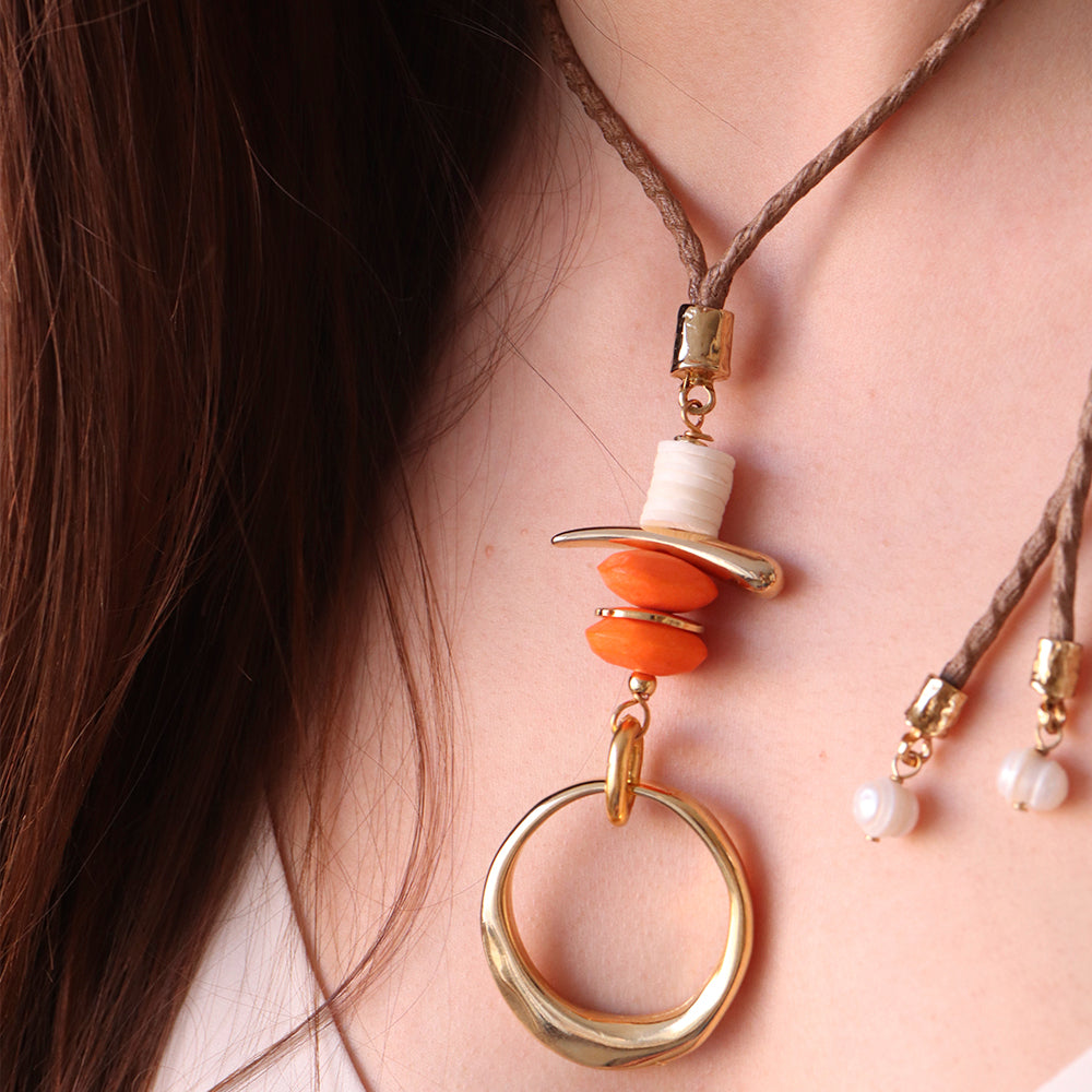 Collar largo ajustable para mujer KIANA