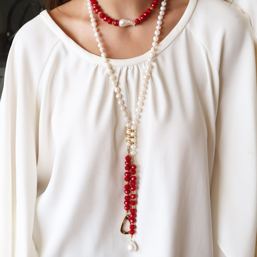 Collar de perlas BLUME Barroco