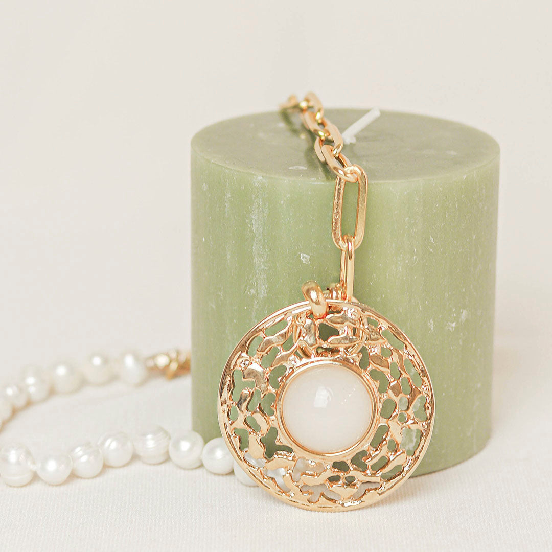 Collares de piedra de cristal MURE