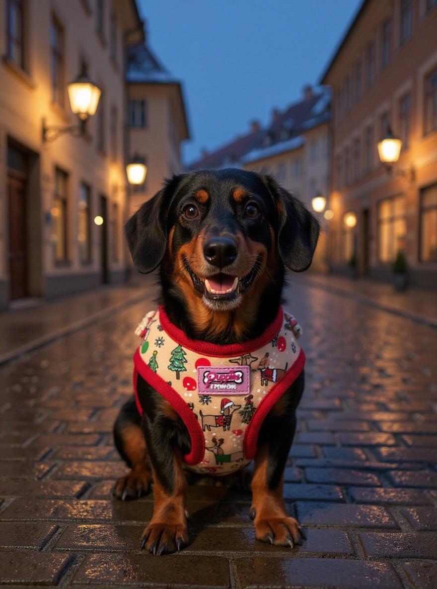 Christmas Dachshunds Harness