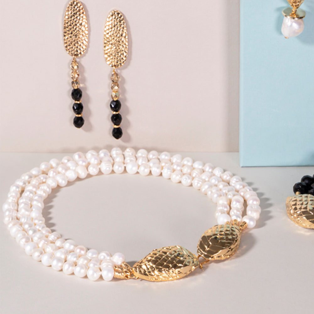 Collares de perlas modernos EKAN perlas