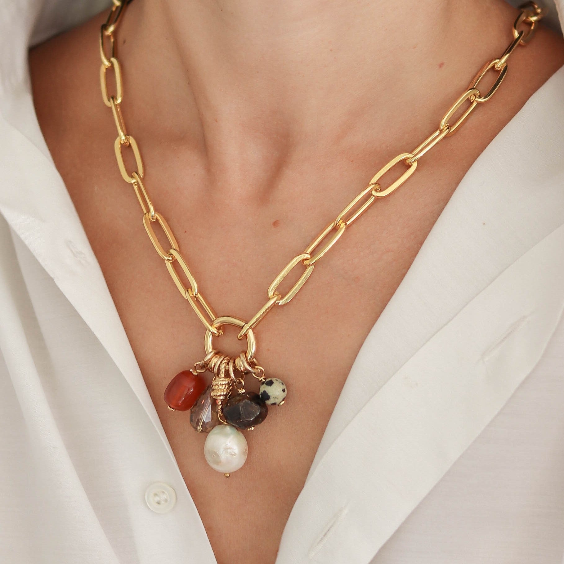 Collar ISSOA Colors Tierra Cadena