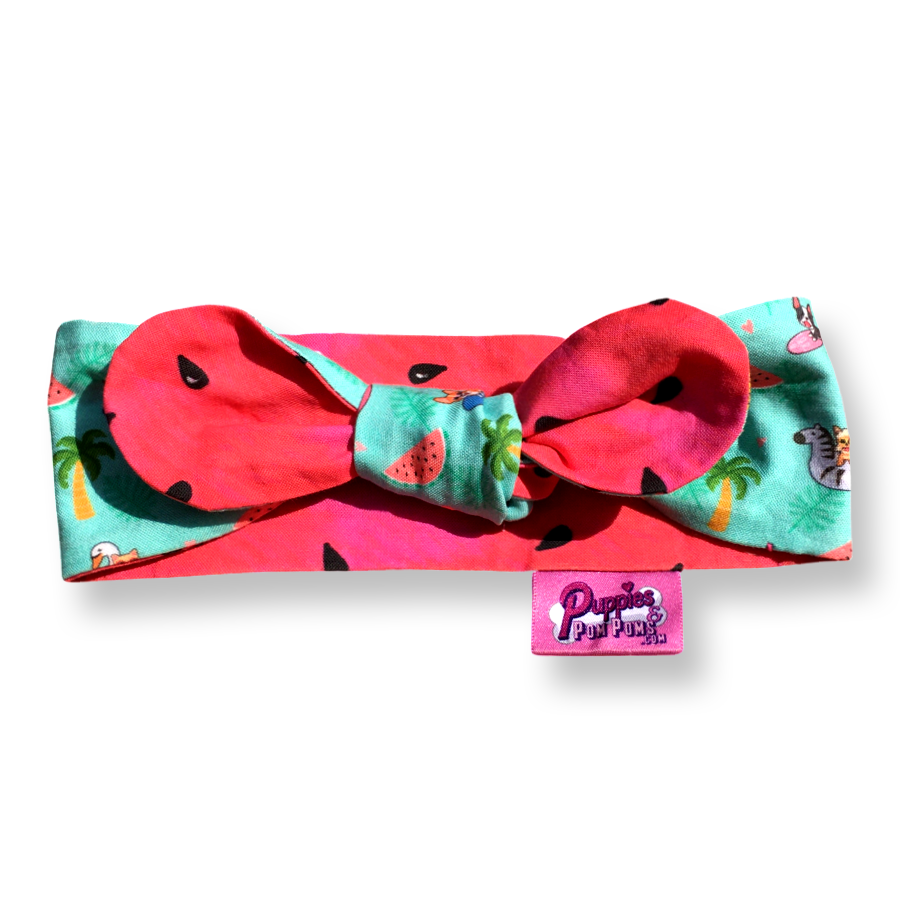 Neck Tie - Summer Puppy Pawl Pawty