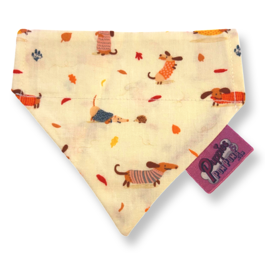 Autumn Dachshunds Bandana