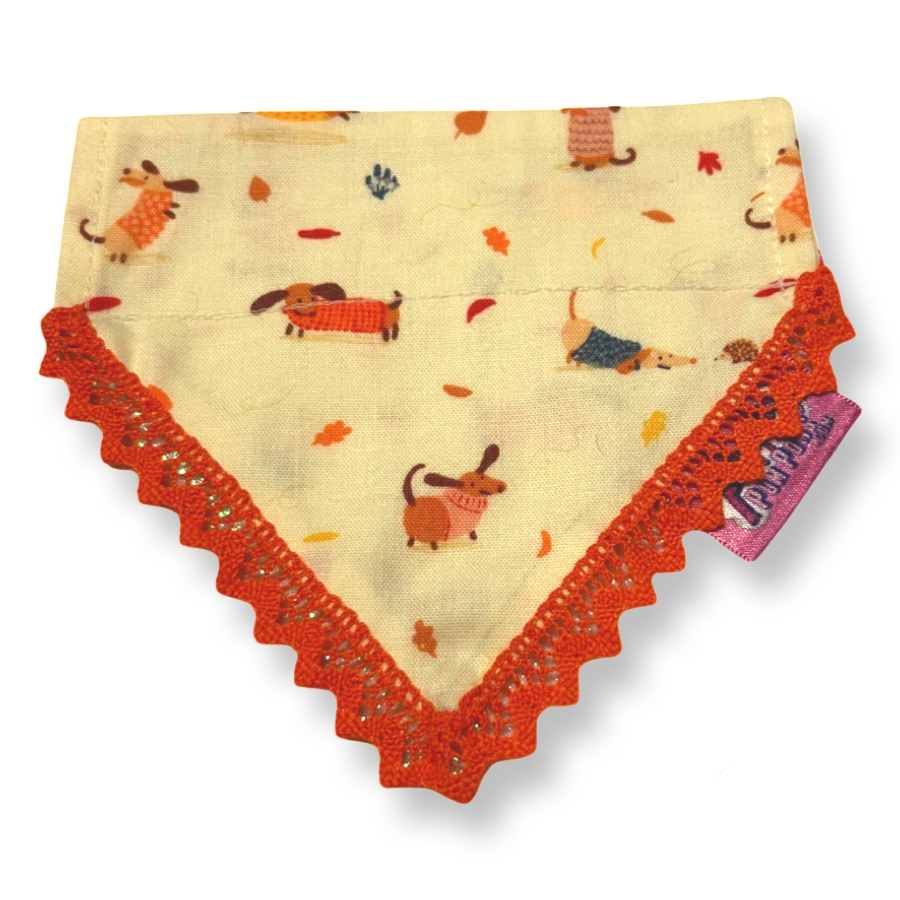 Autumn Dachshunds Bandana