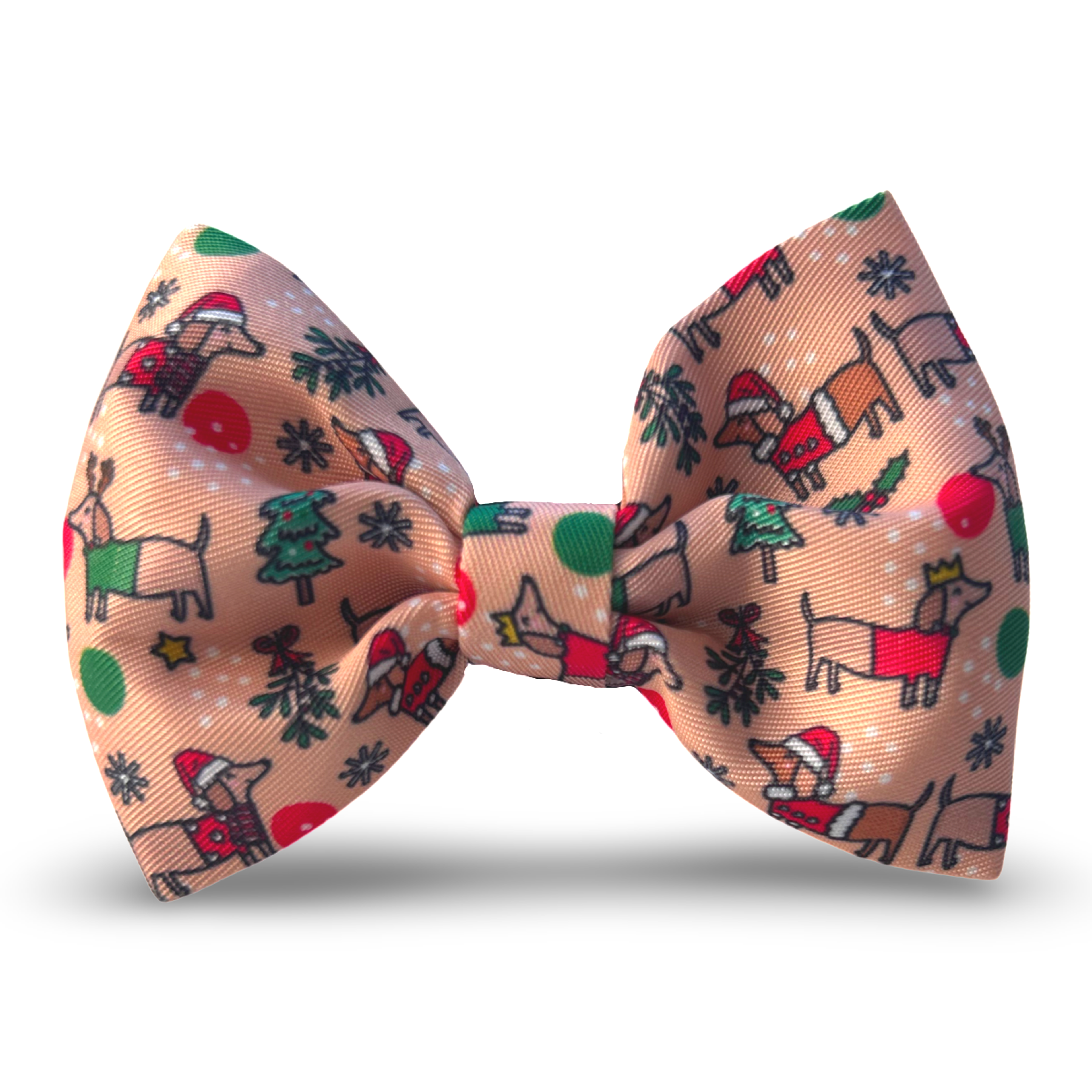 Dog Bow Tie - Christmas Dachshunds