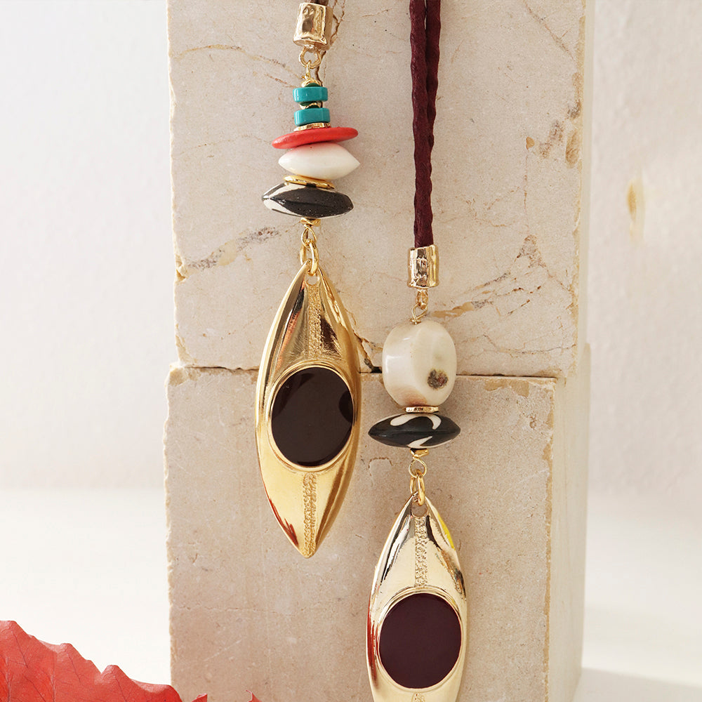 Collar largo ajustable para mujer MONSUL CANOE