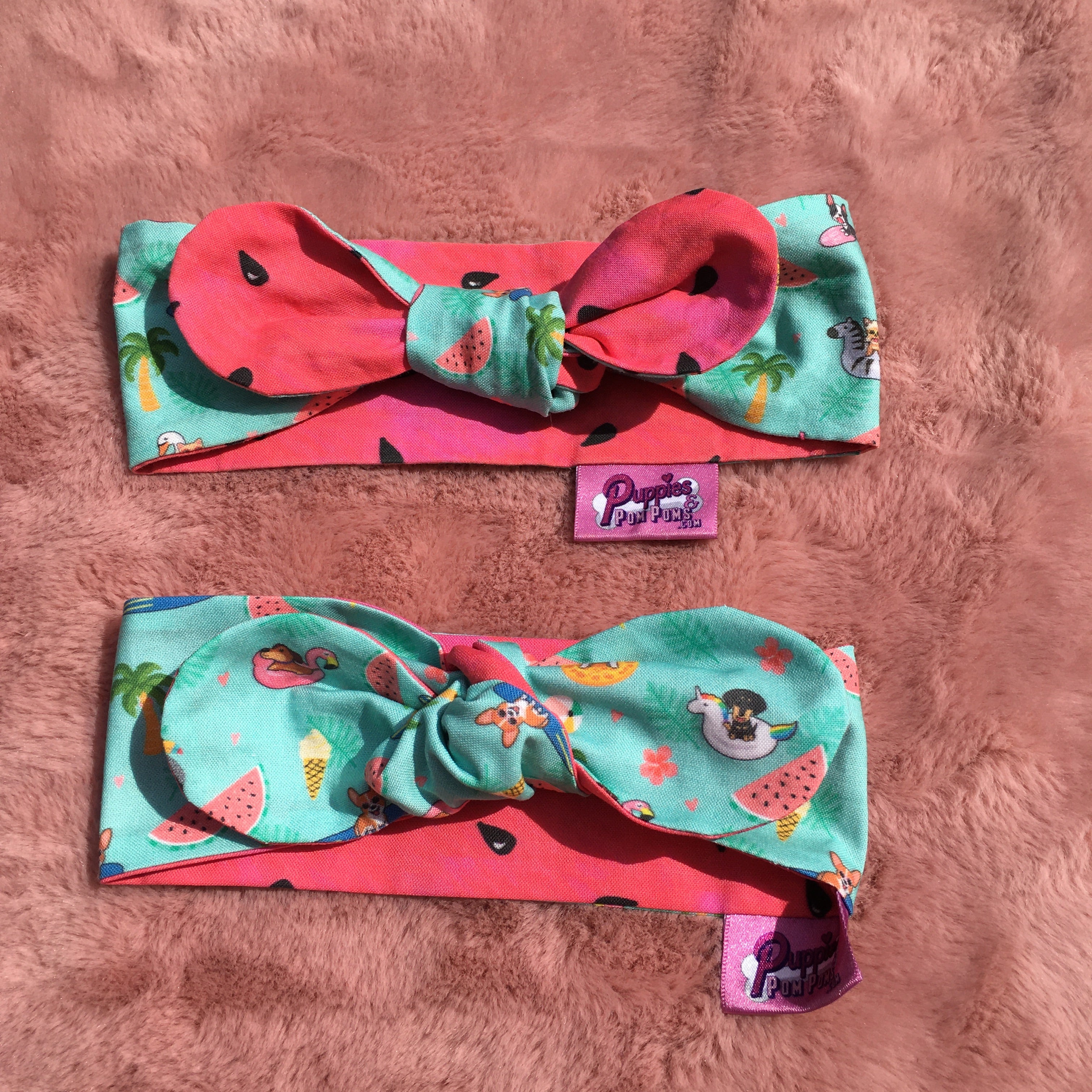 Neck Tie - Summer Puppy Pawl Pawty