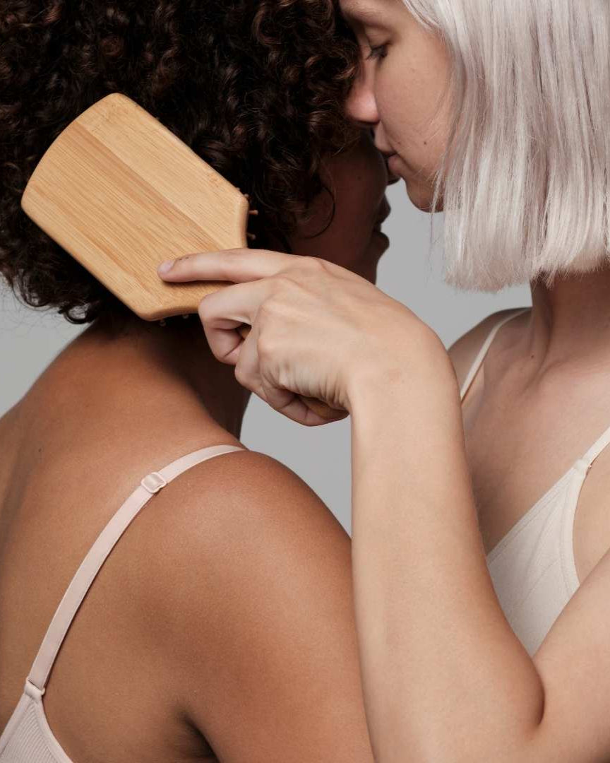 Cepillo de Madera para Cabello