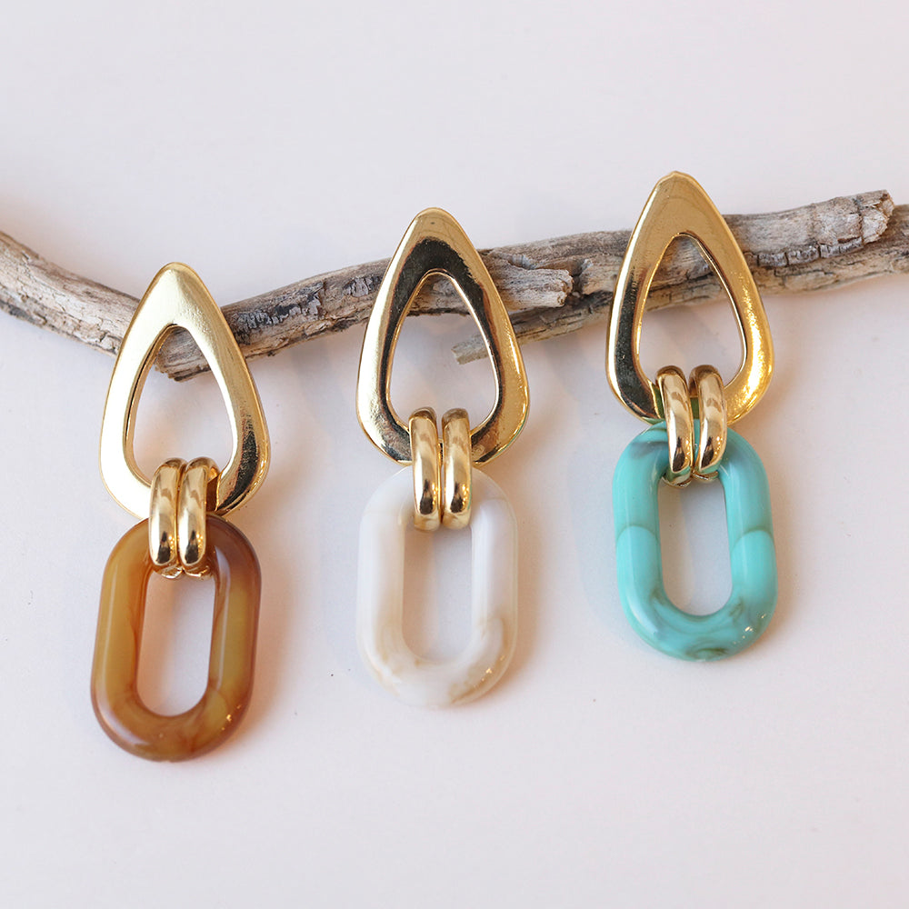 Pendientes dorados para mujer STUDIO