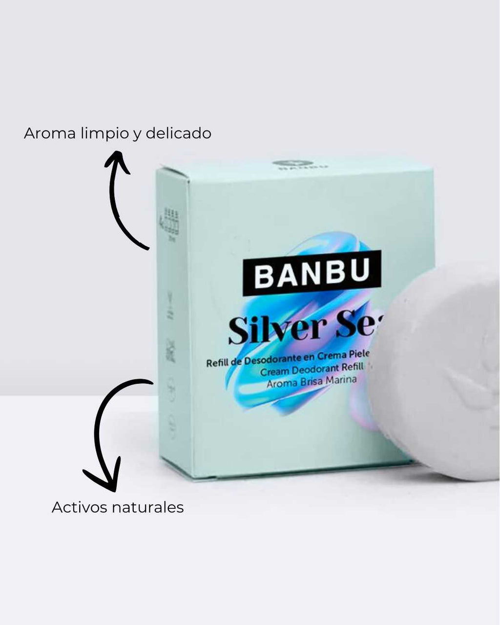 LIQUIDACIÓN Refill Desodorante Crema  SILVER SEA