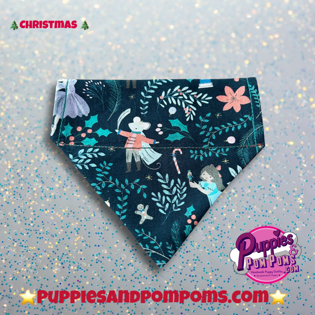 Christmas Dog Bandana - Sugar Plum Fairy