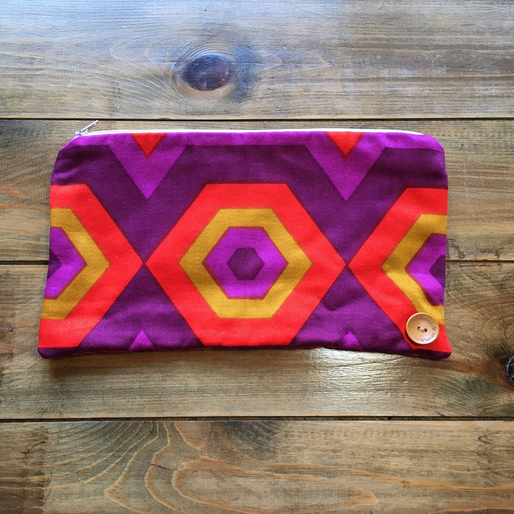 Vintage Fabric Handmade Clutch Bag