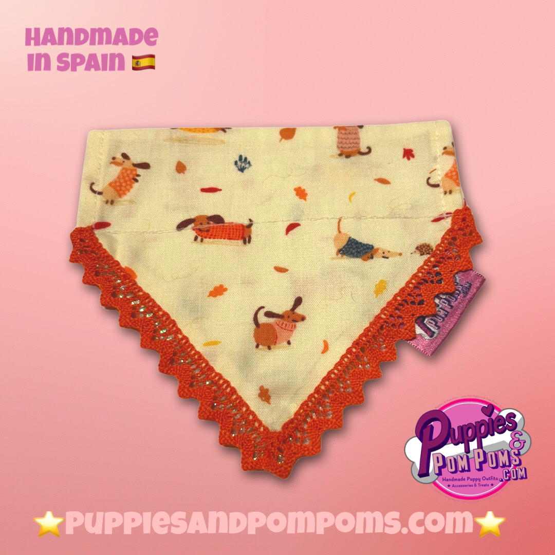 Autumn Dachshunds Bandana
