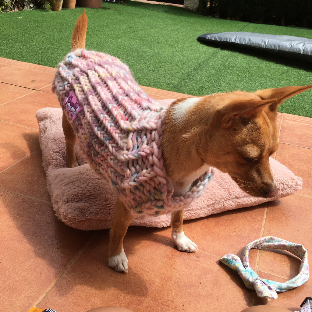 Handmade Yarnicorn & Lilac Striped Jumper