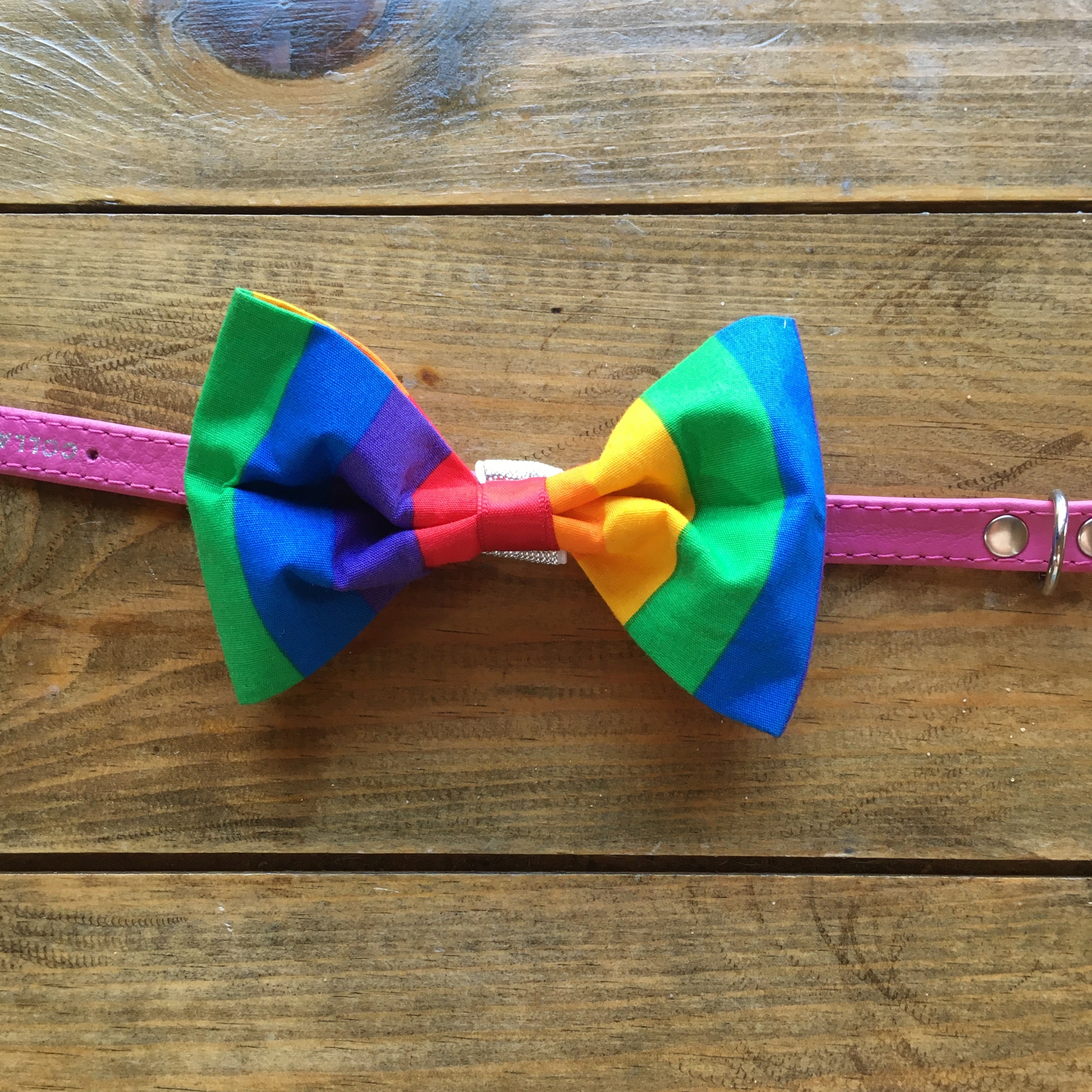 Rainbow Bow Tie