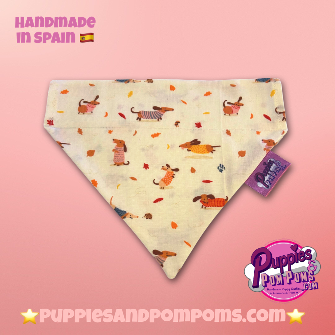 Autumn Dachshunds Bandana