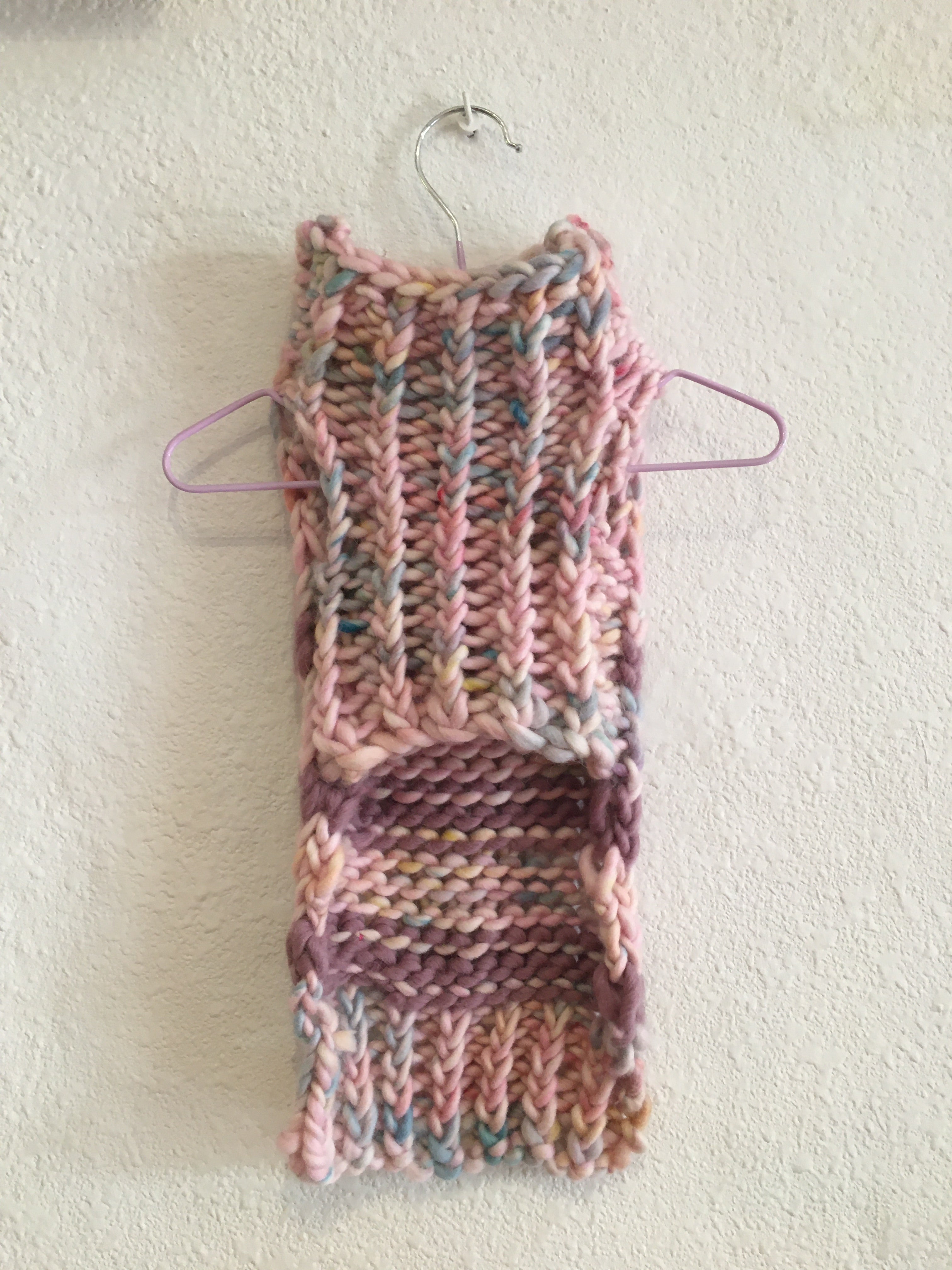 Handmade Yarnicorn & Lilac Striped Jumper