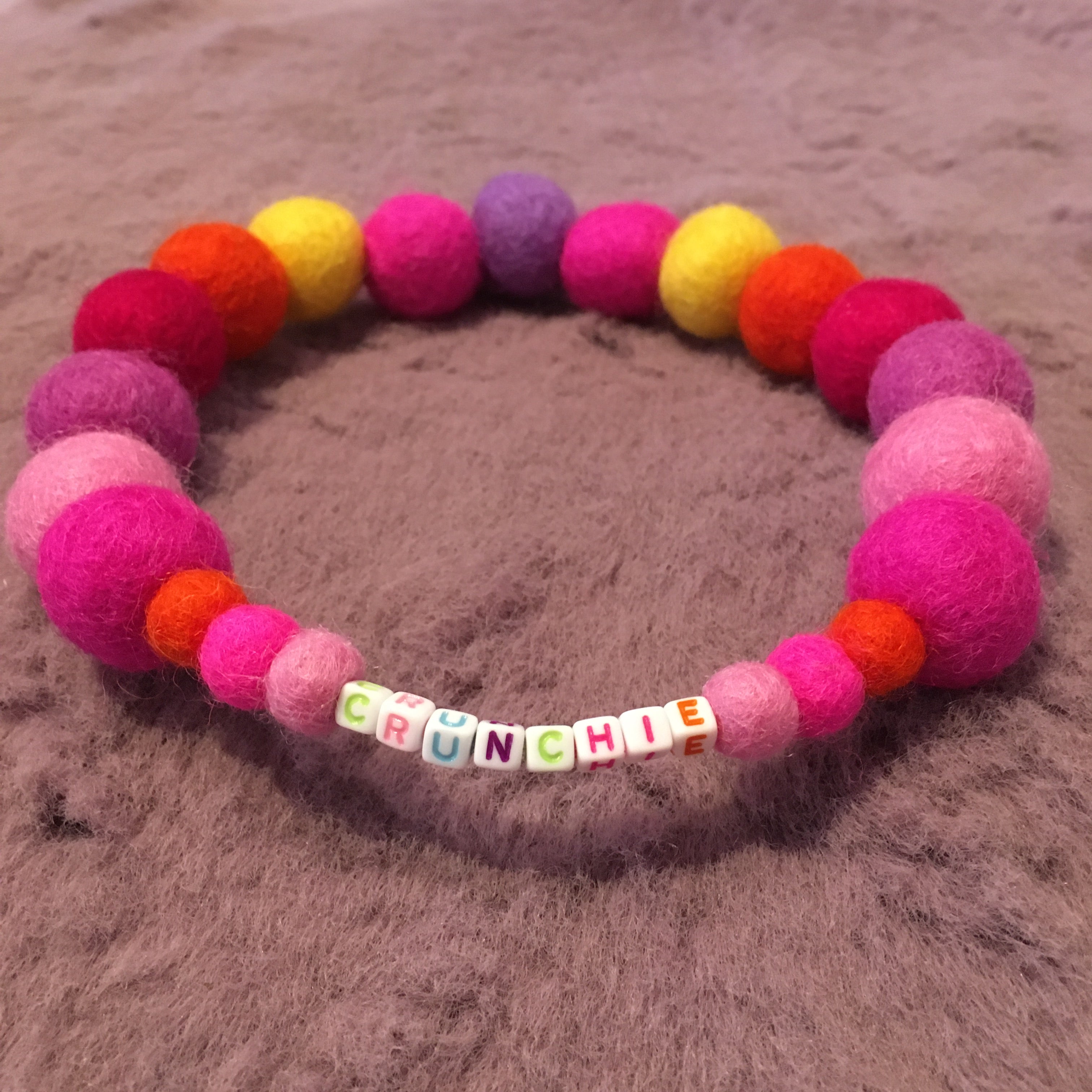 Pink - Personalised Pom Pom Dog Collar