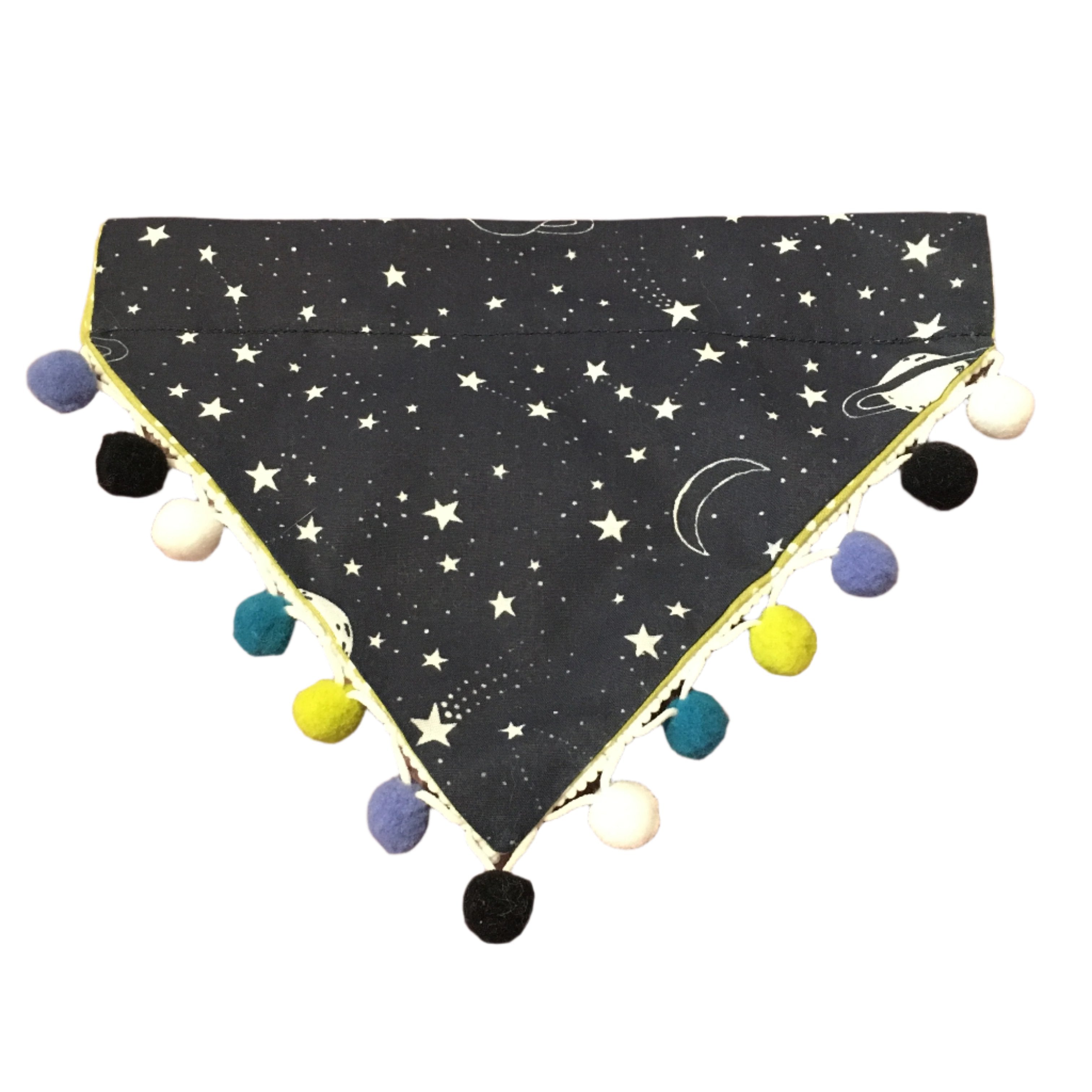 Space Exploration Pom Pom Dog Bandana