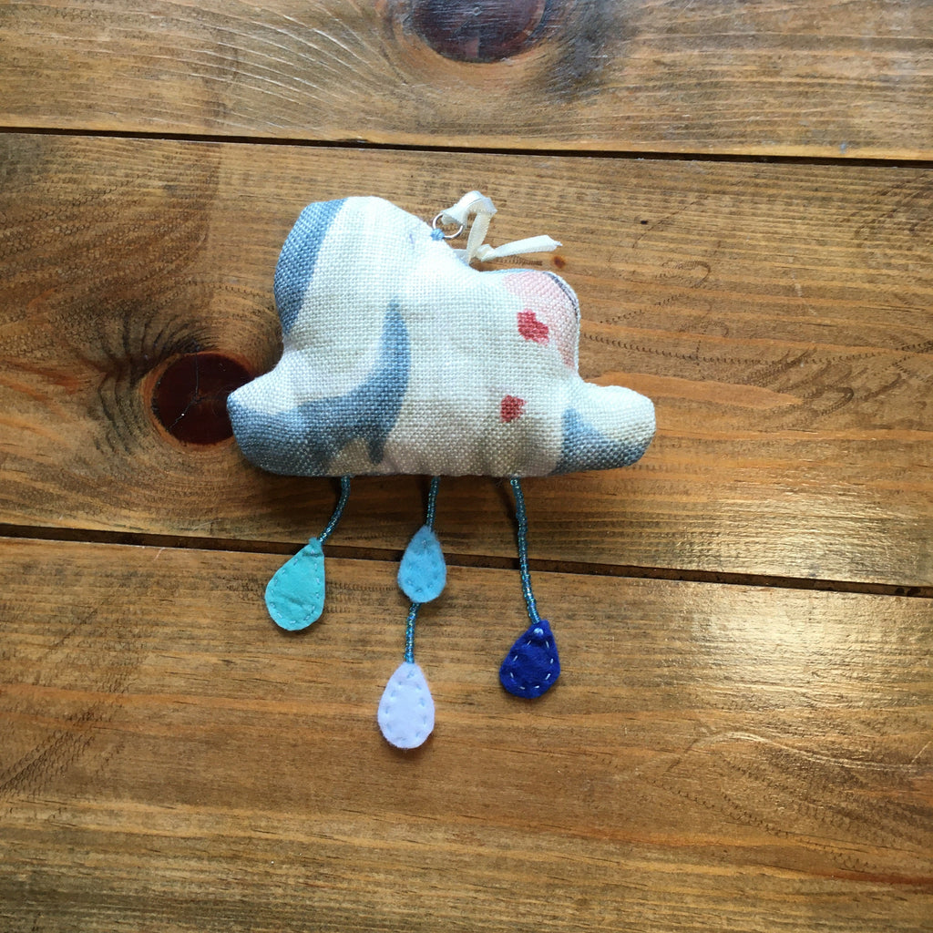 Handmade Floral Raincloud Decorations