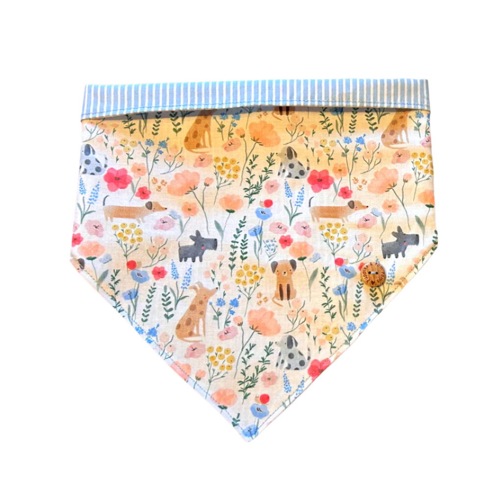 Spring Dachshunds Bandana - Snap On