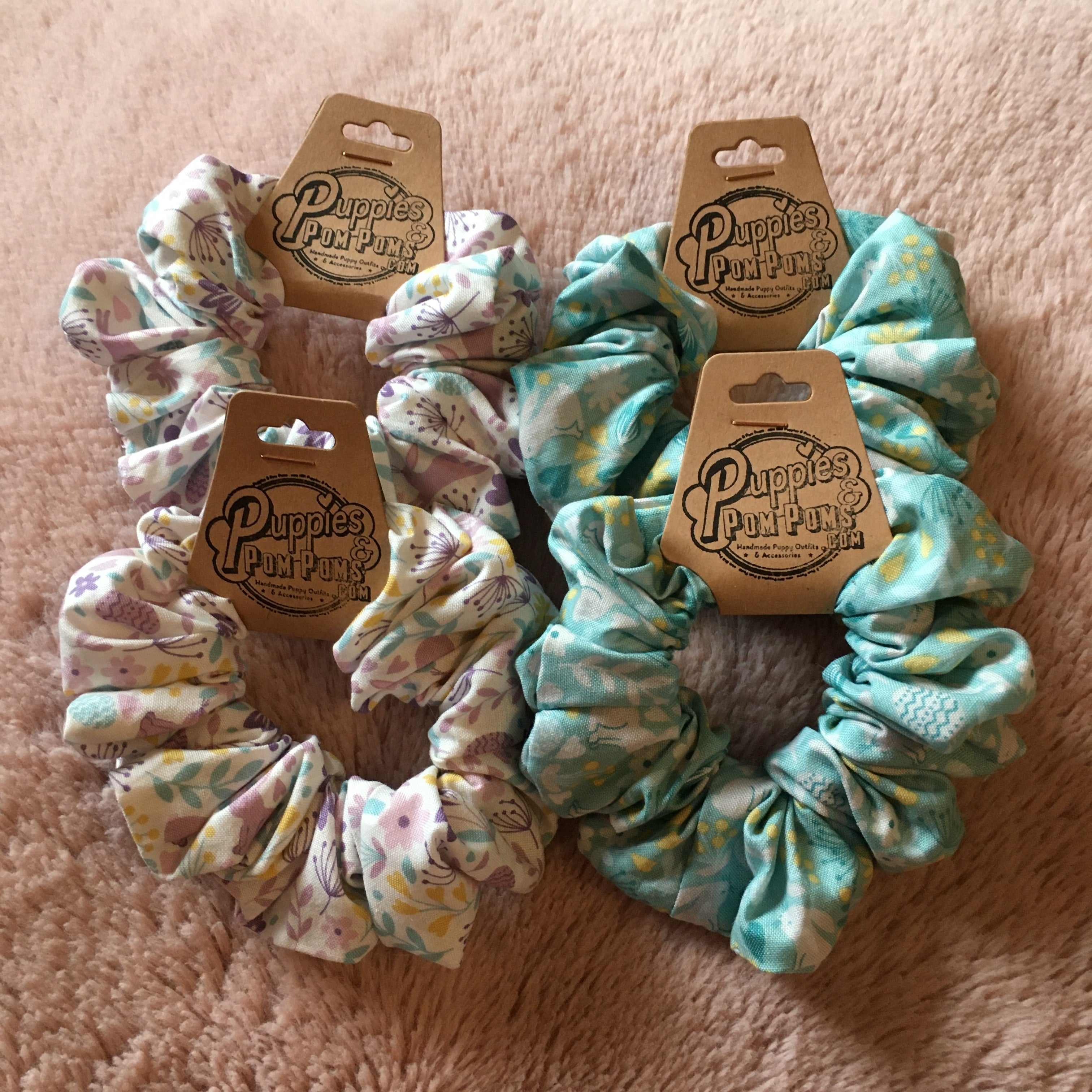 Sweet Spring Mint Scrunchie