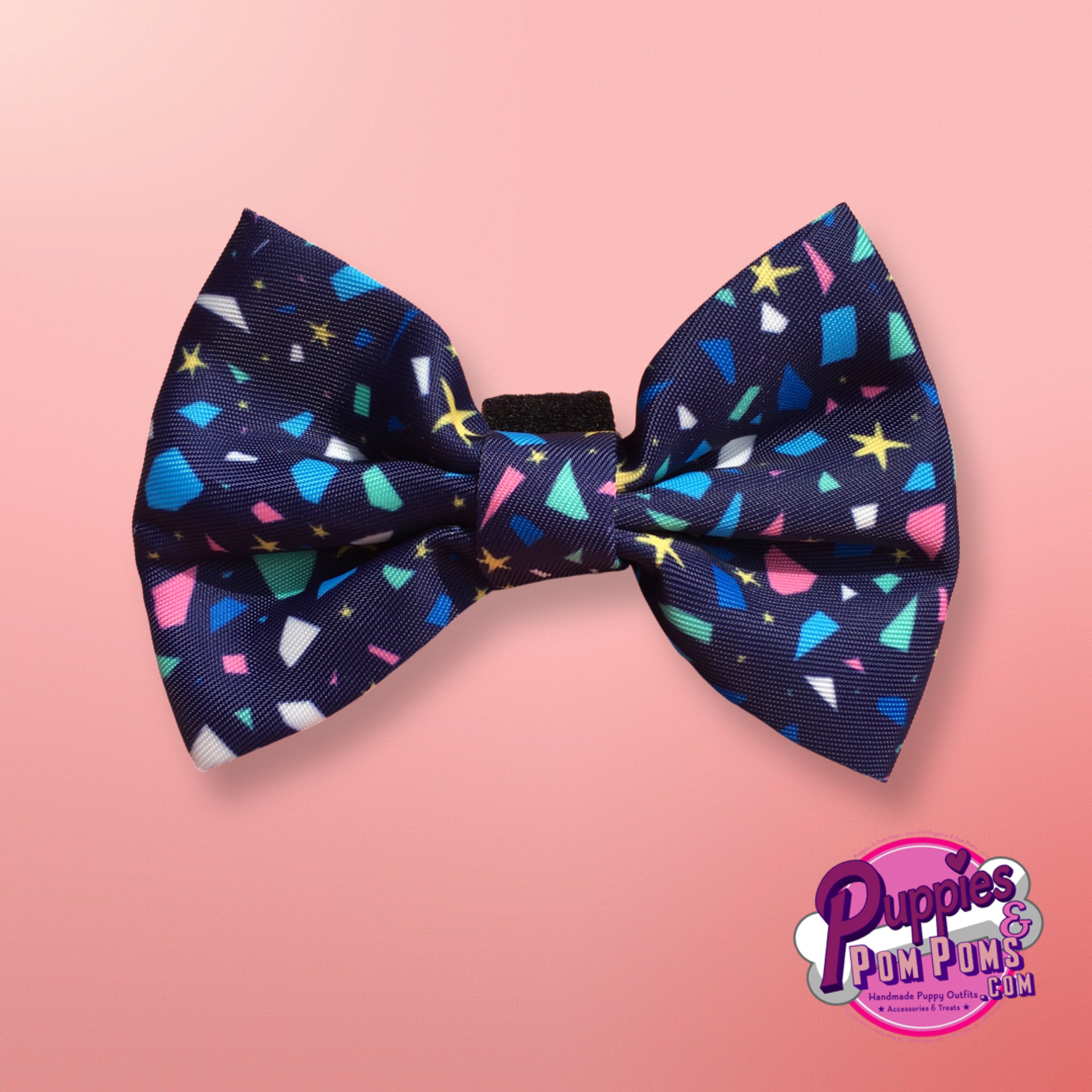 Dog Bow Tie - Terrazzo Stars