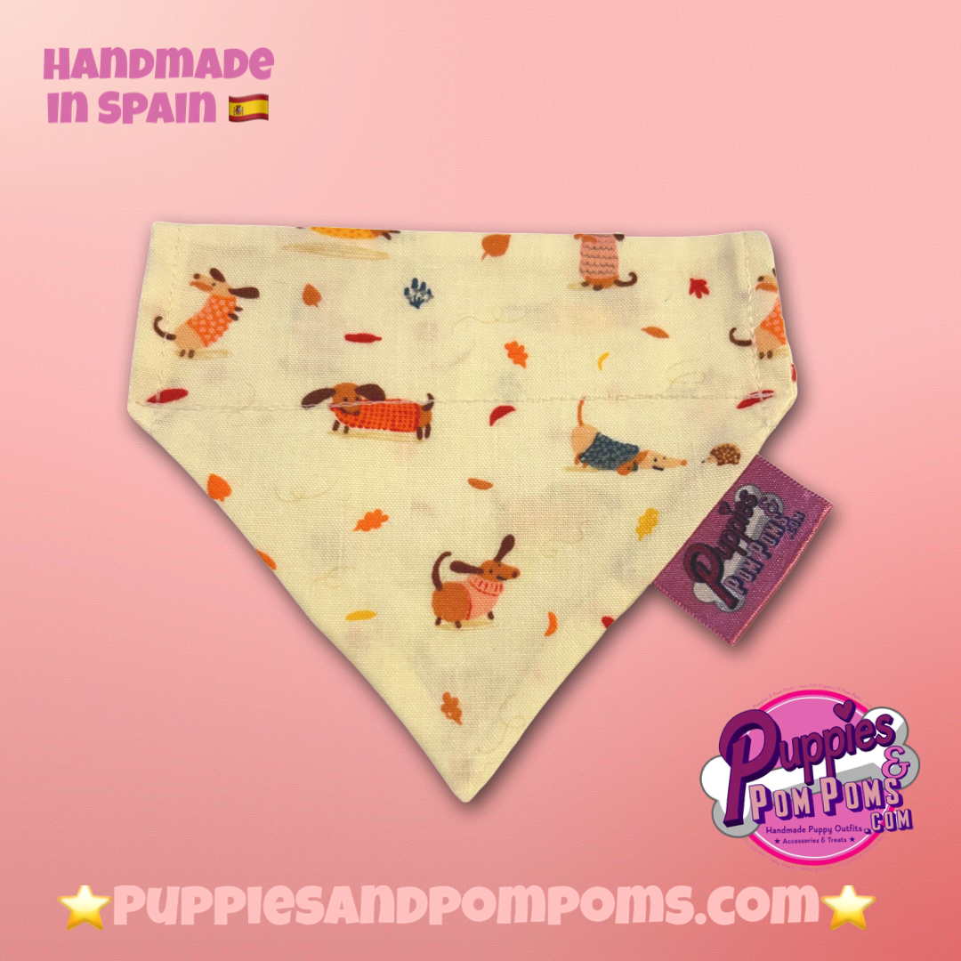Autumn Dachshunds Bandana