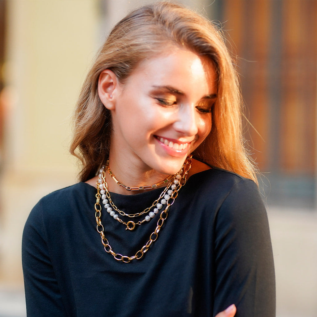Collar Cadena dorada LAYER BAKUM