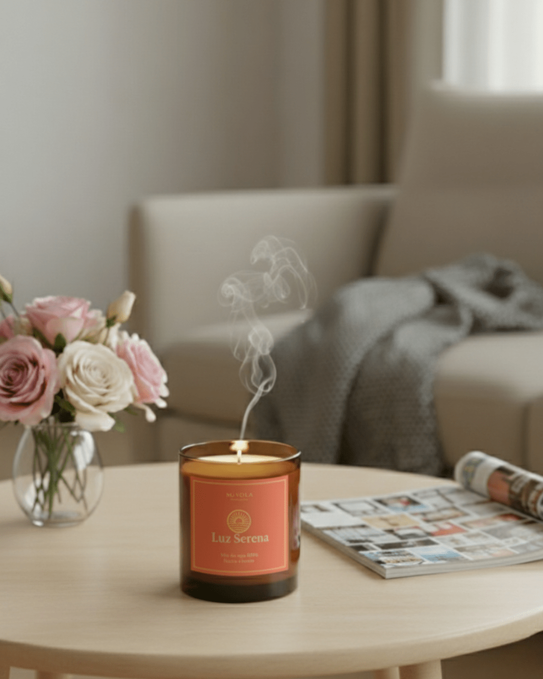 Luz Serena – Vela para despertar la energía positiva
