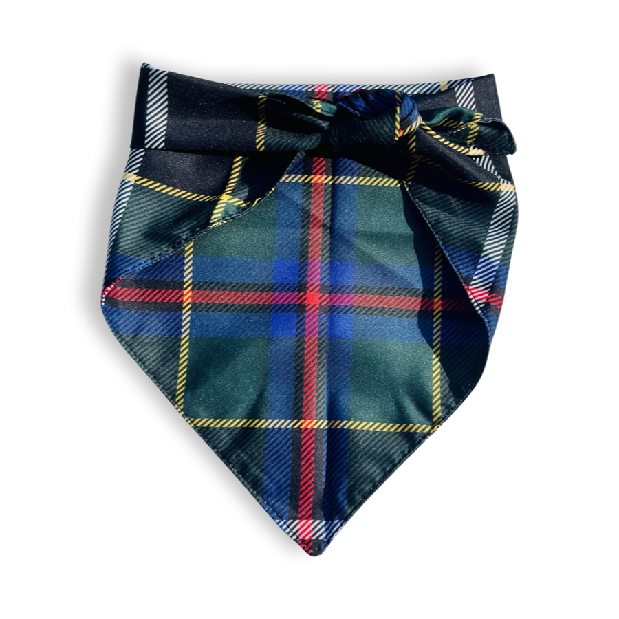 Cornish Hunting Tartan - Bandana - Tie-on