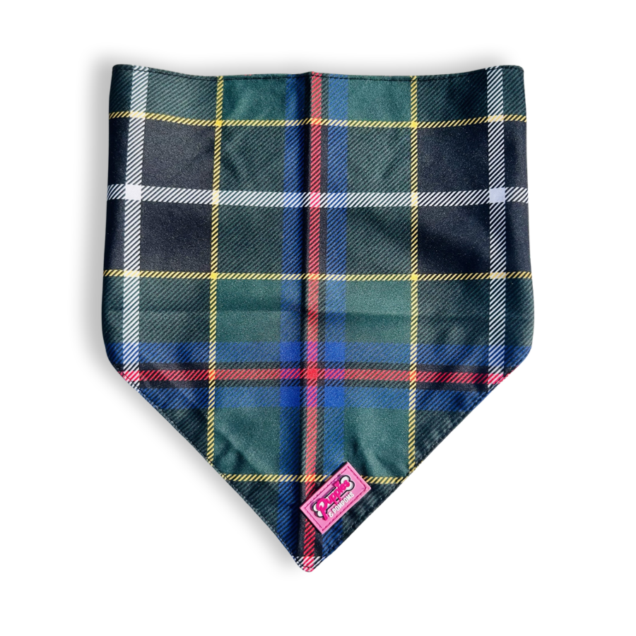 Cornish Hunting Tartan - Bandana - Tie-on